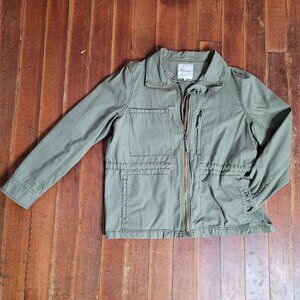 Madewell full-zip women's canvas jacket - Size XXL - Olive green